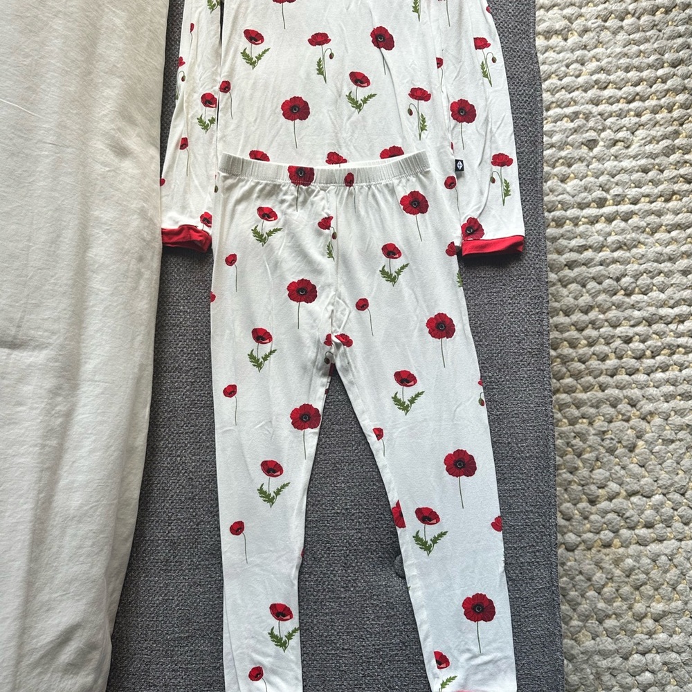 Kyte Baby Cloud Poppy 2 Piece Pjs 5T